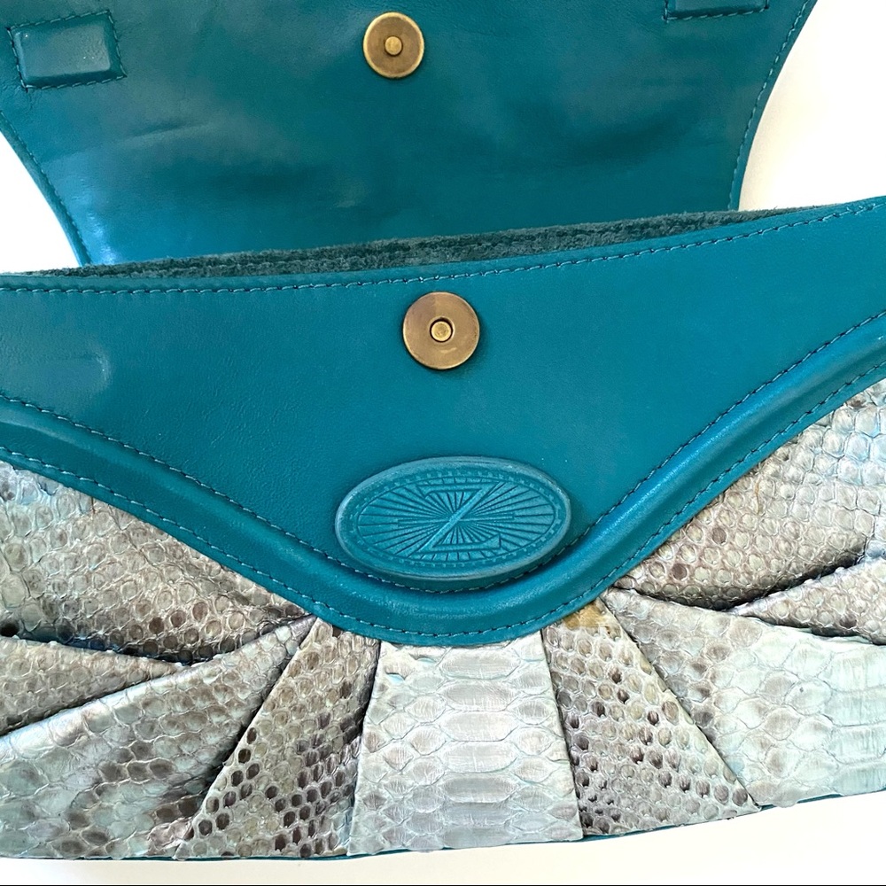 Zac Posen Python Clutch - image 4